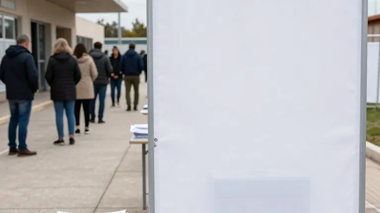 Illustration for: Israel Casts Ballots in 2026 Election Defined by Right-Wing Blocs